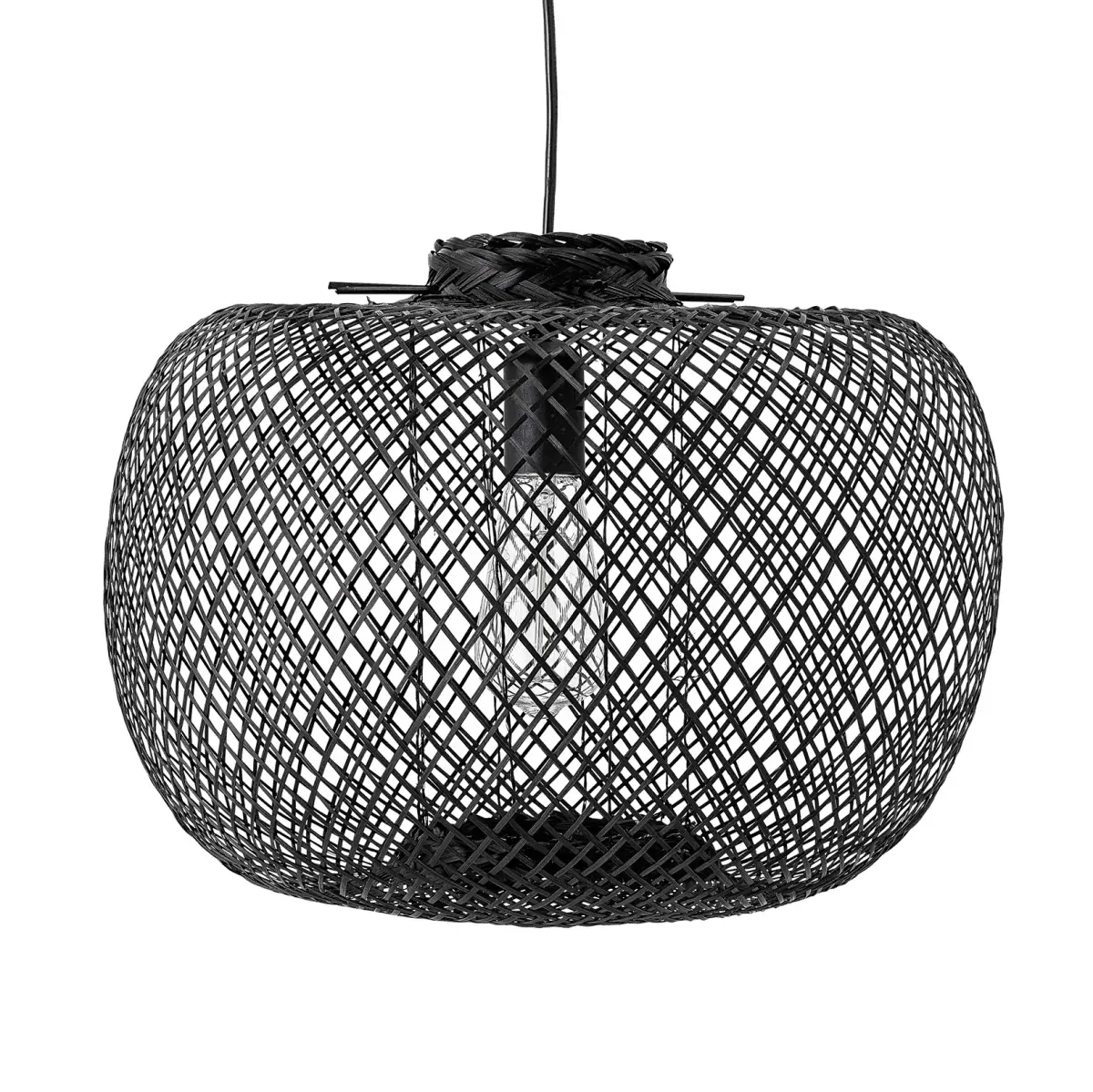 Bloomingville pendel bambus Ø42 cm, Svart