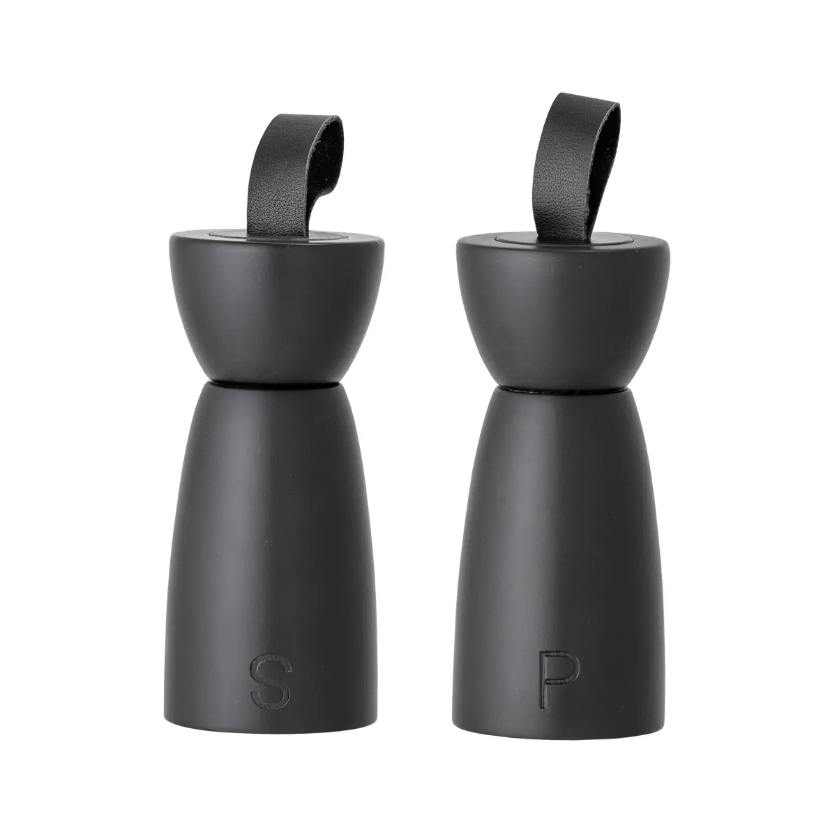 Bloomingville salt- og pepperkvern 15 cm, Svart