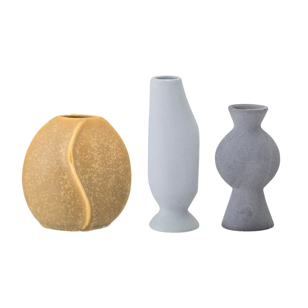Bloomingville vase keramikk 3-stk., Multi
