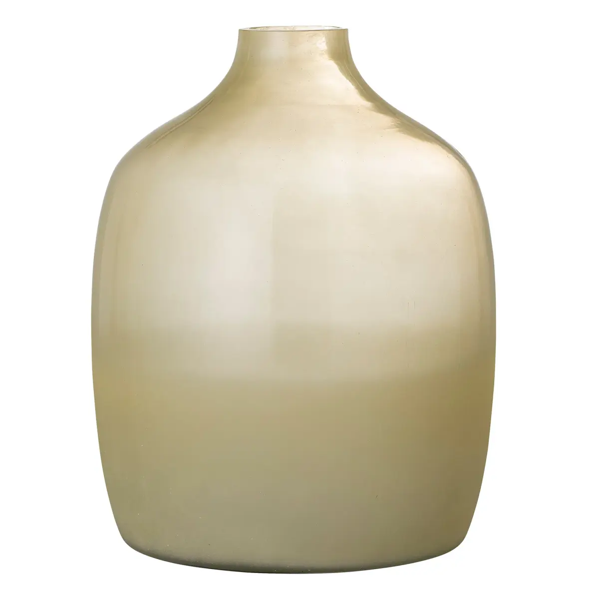 Idima glassvase 30 cm, Gul