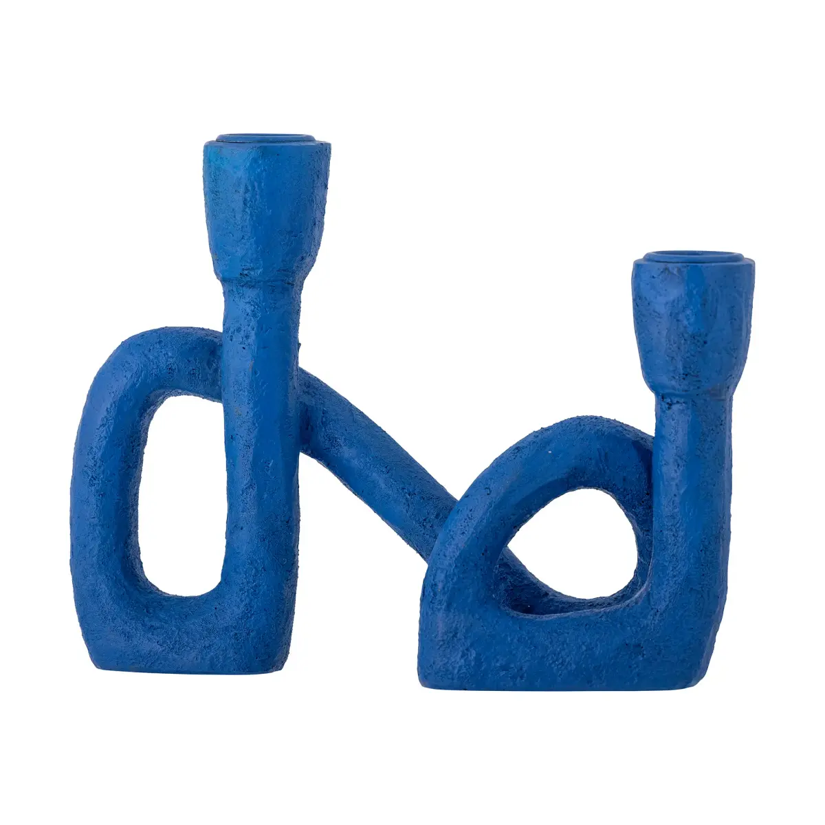 Mashel lysestake 16,5 cm, Blue