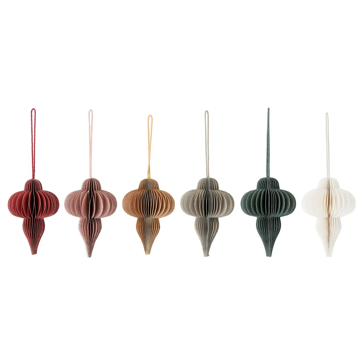Milay juletrepynt 10 cm 6 deler, Multi