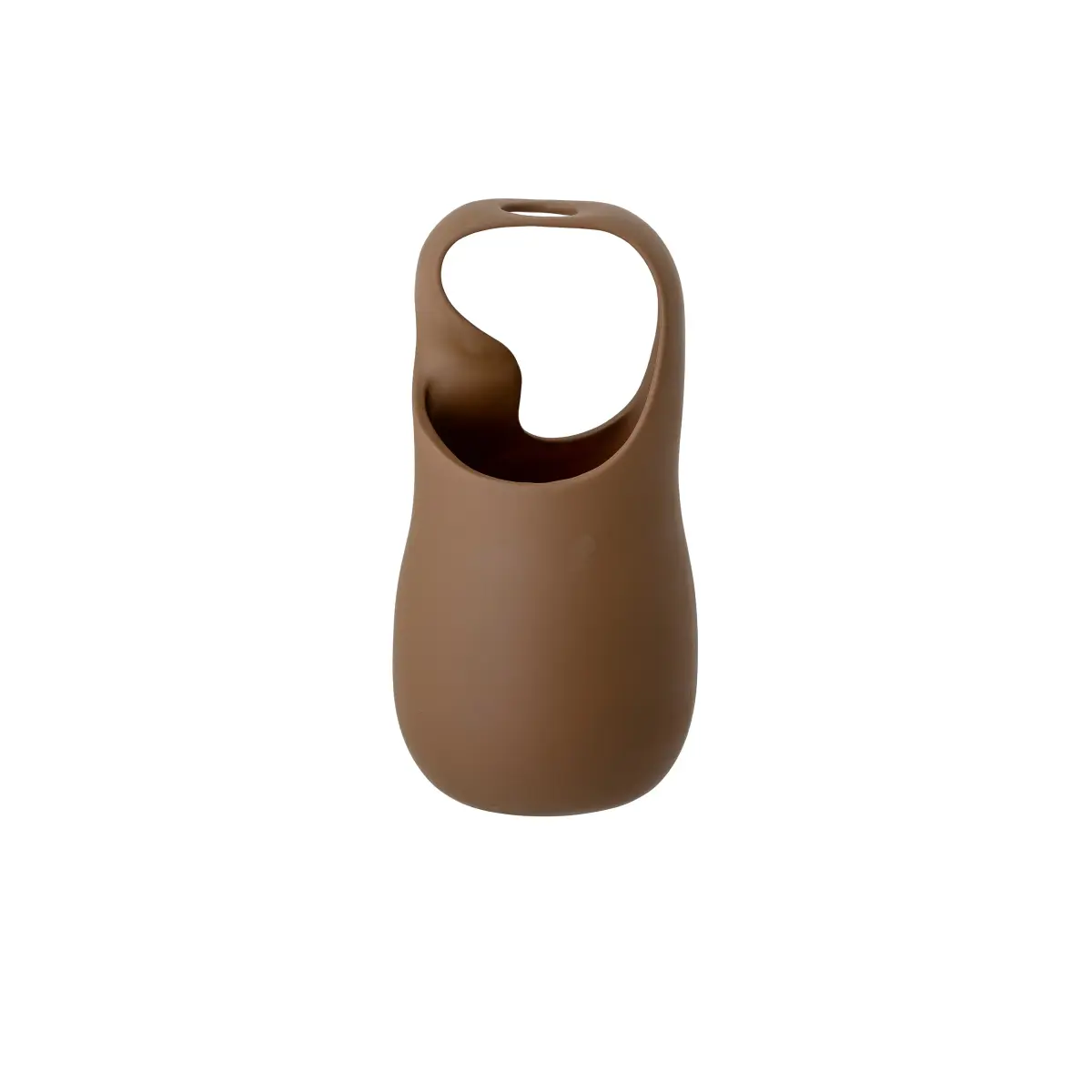 Nicita vase med hank 28,5 cm, Brun