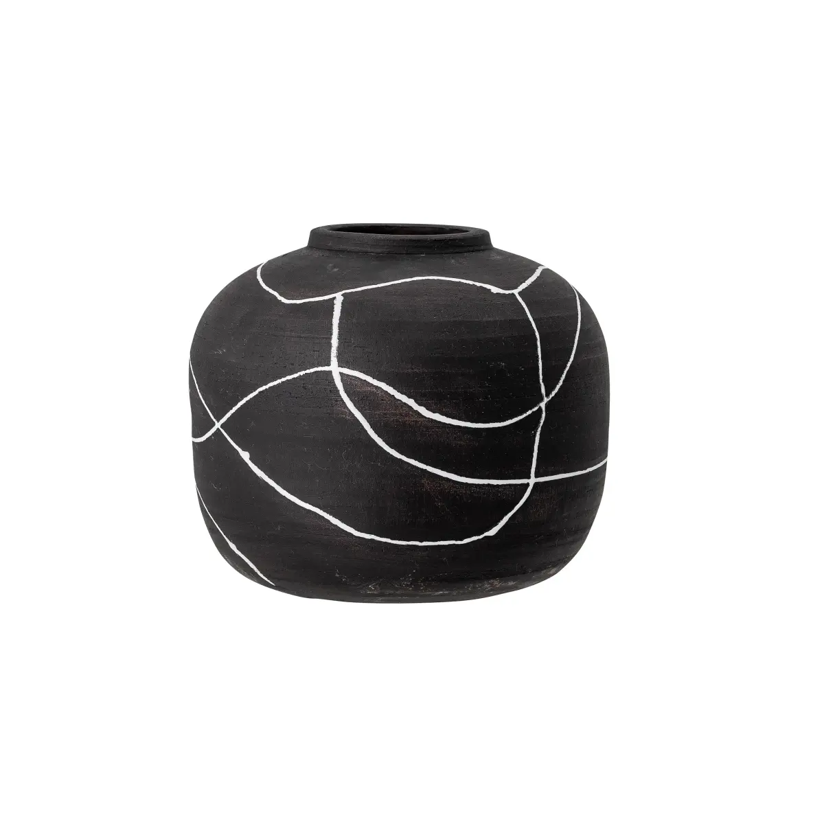 Niza vase terrakotta 16,5 cm, Svart