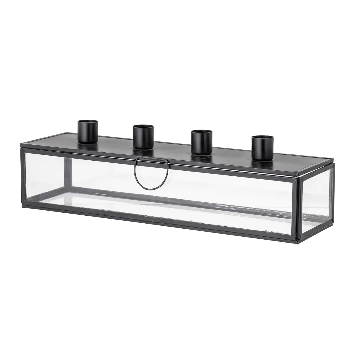 Pelo adventslysestake 34 cm, Svart og klar
