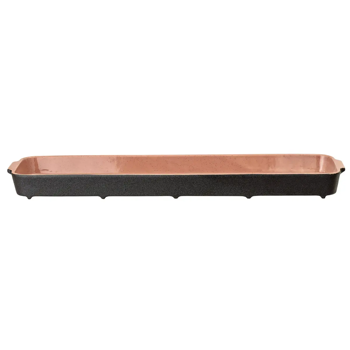 Sienna serveringsfat, Orange-svart