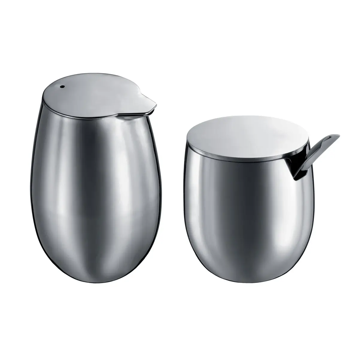 Bodum Columbia sukkerskål & fløtemugge, matt