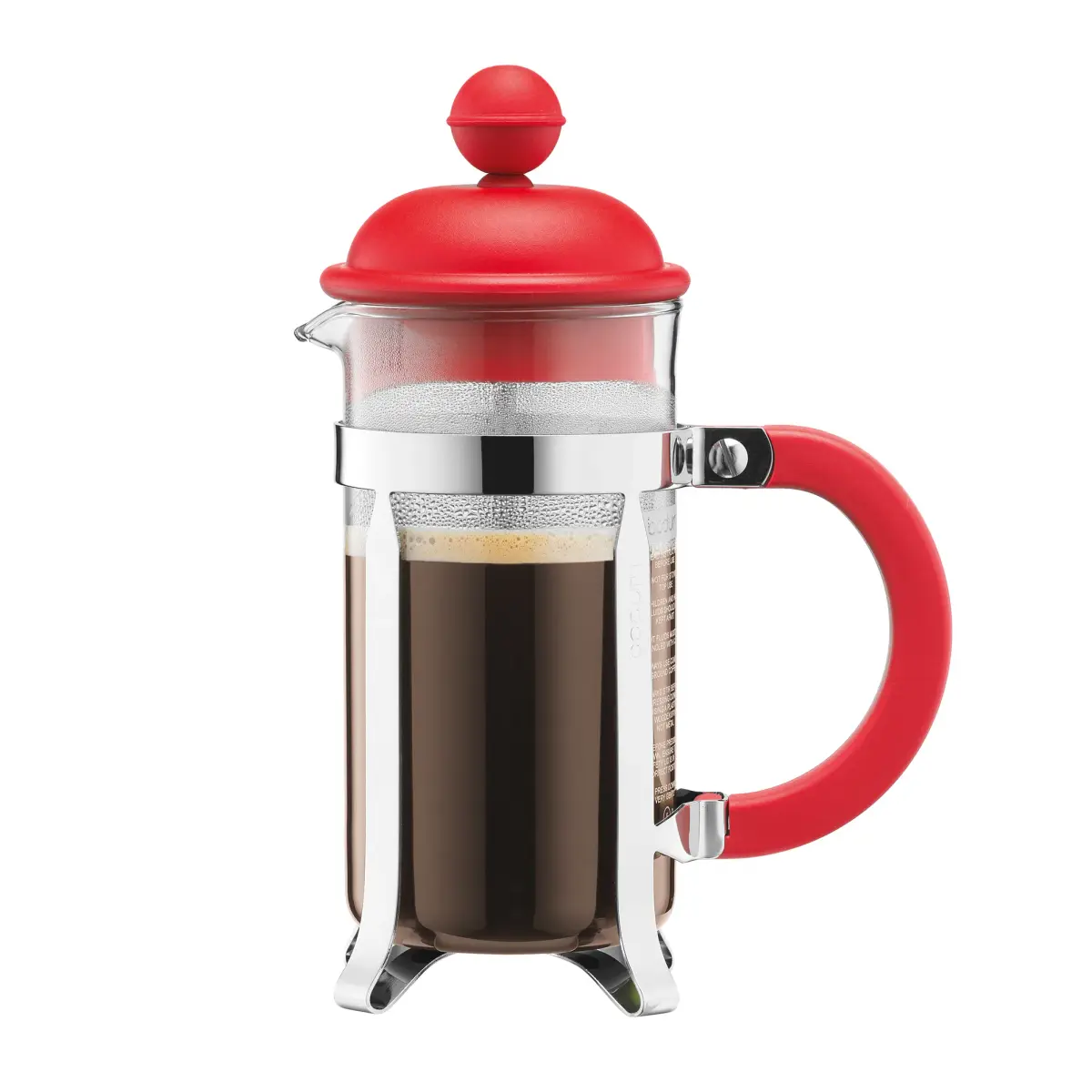 Caffettiera presskanne rød, 3 kopper