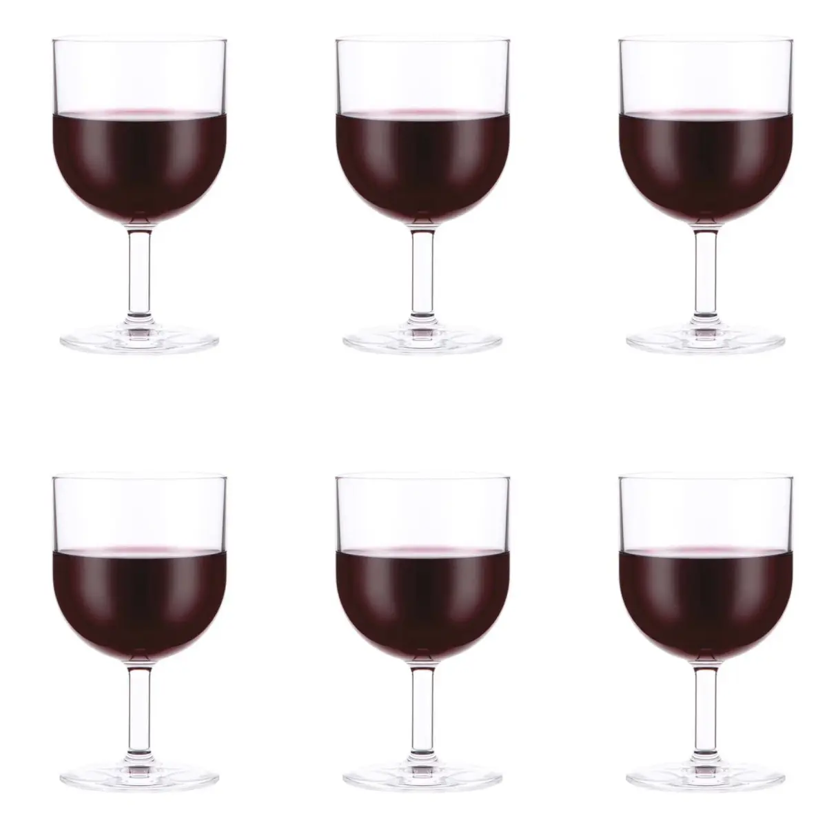 Oktett rødvinsglass 6-stk., 25 cl