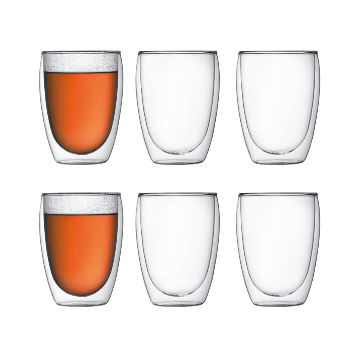 Pavina glass med doble vegg 6 stk, 0,35 l