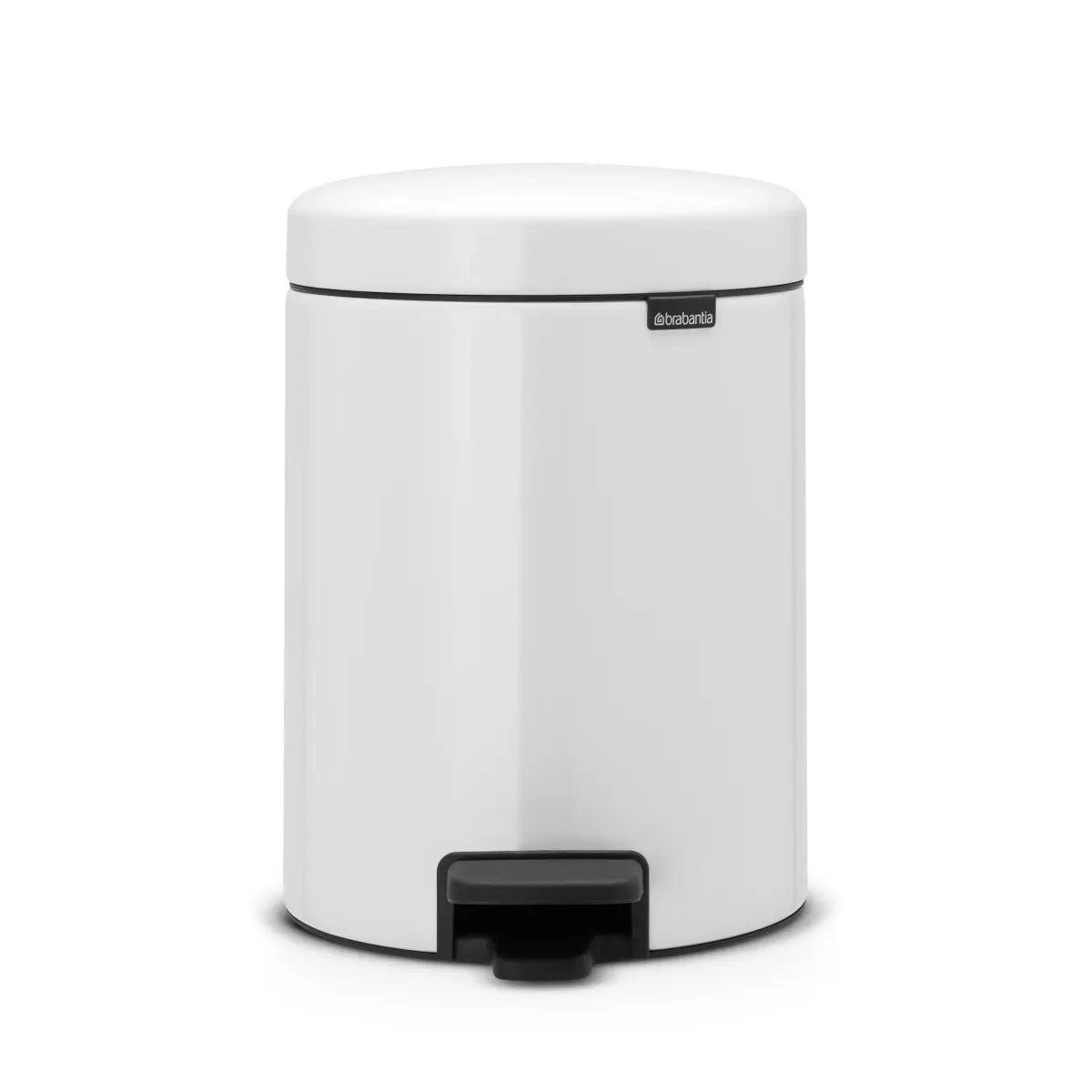 New Icon pedalbøtte 5 liter, white (hvit)