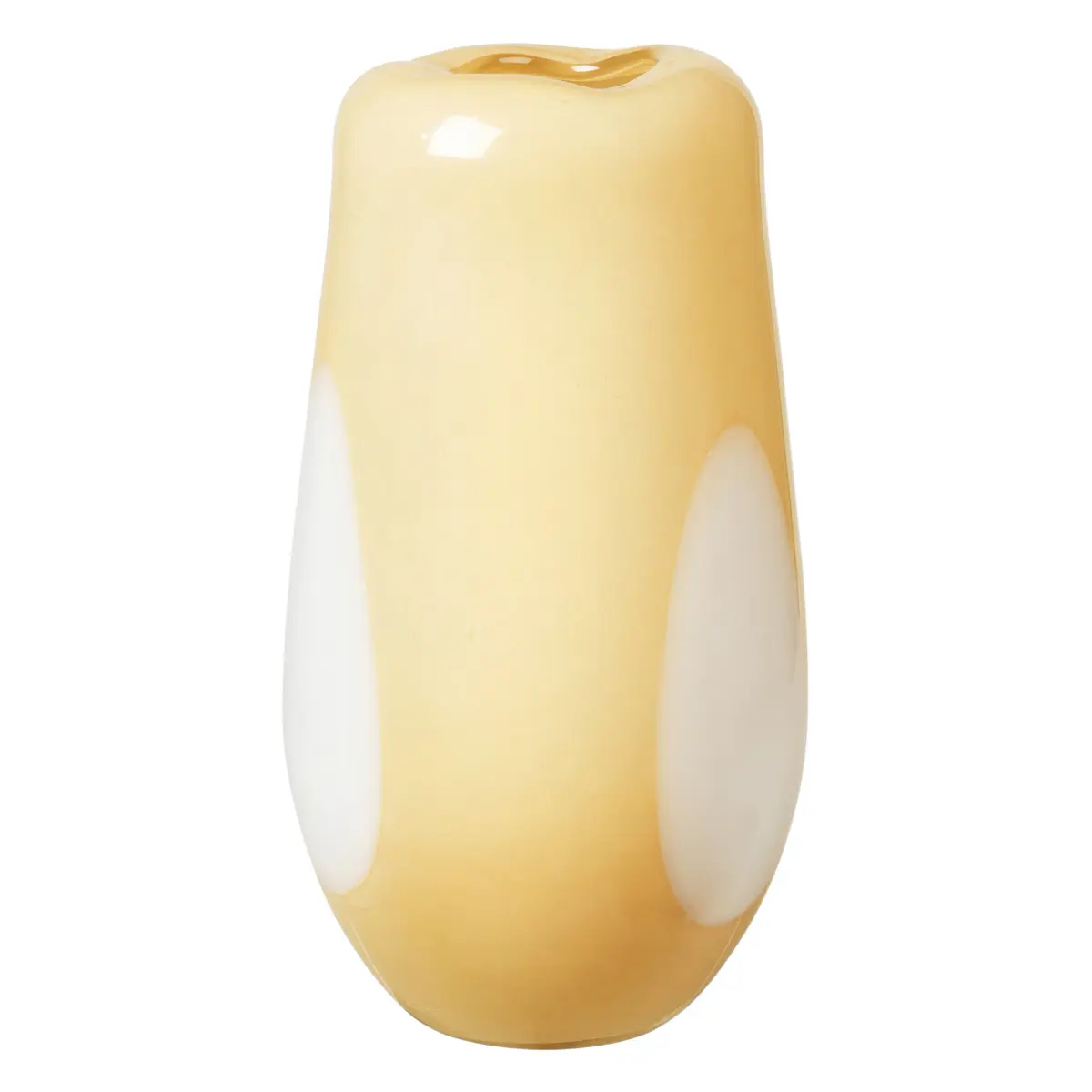 Ada Dot glassvase 37 cm, Golden fleece yellow