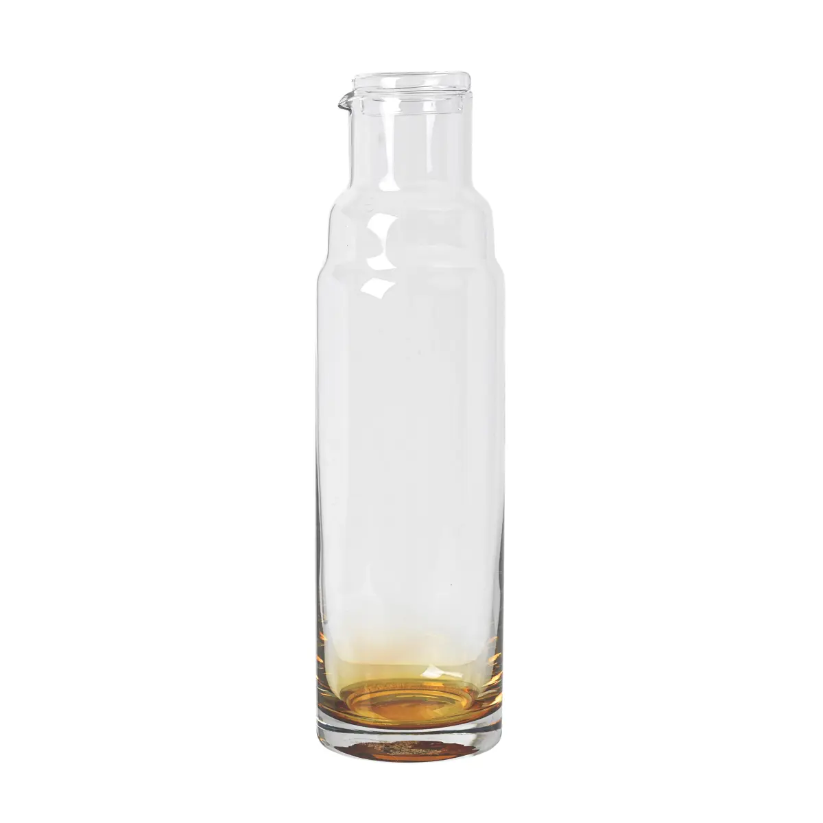 Amber karaffel med lokk, 100 cl