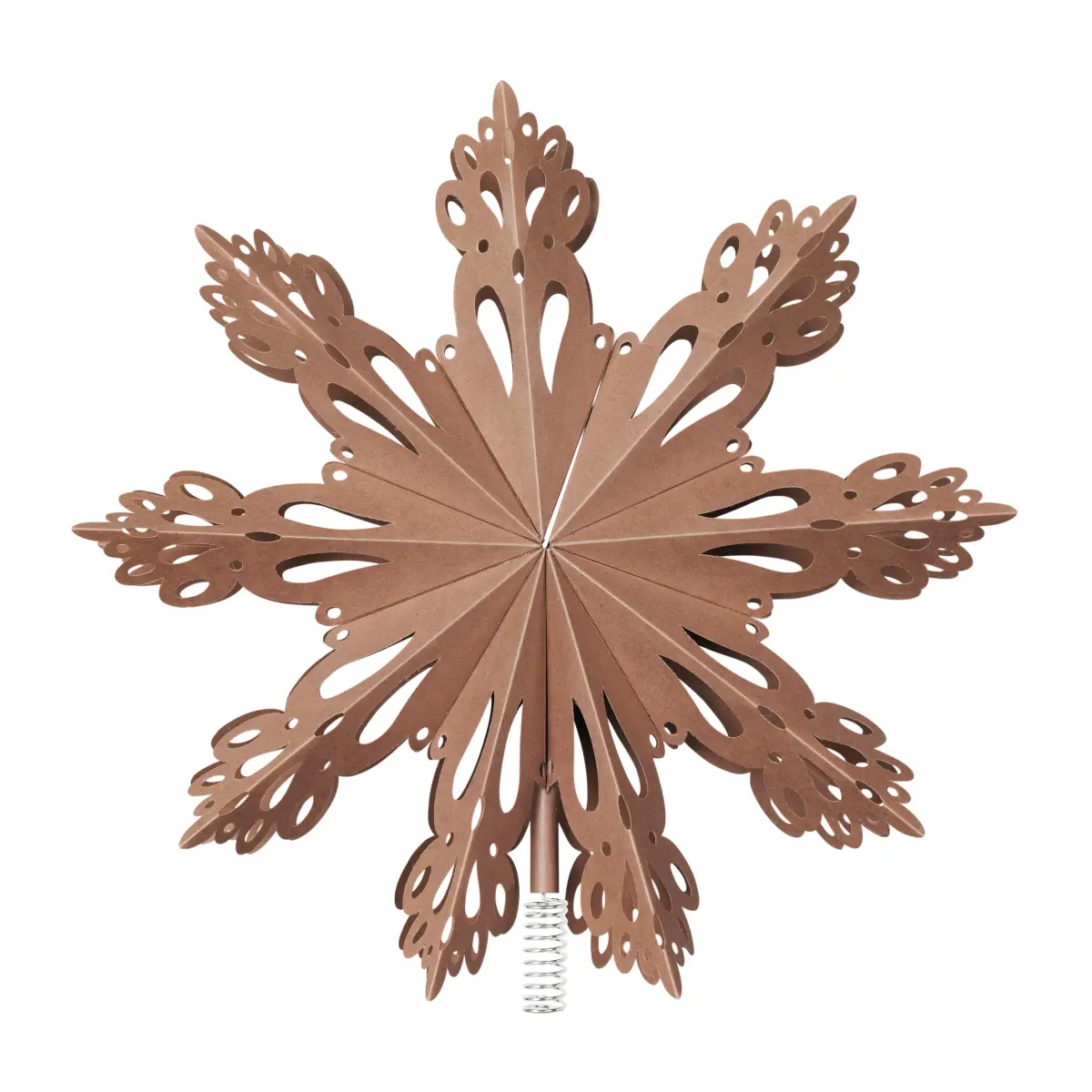 Christmas star juletrestjerne Ø 30 cm, Indian tan