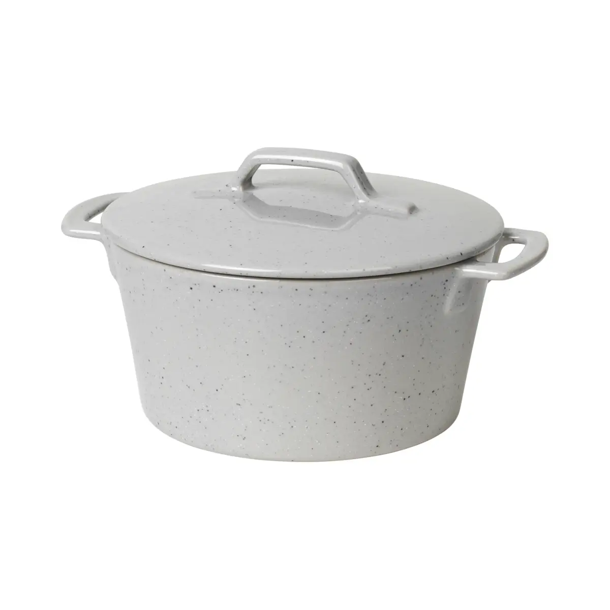 Hasle gryte 19x23,5 cm, Light grey granite