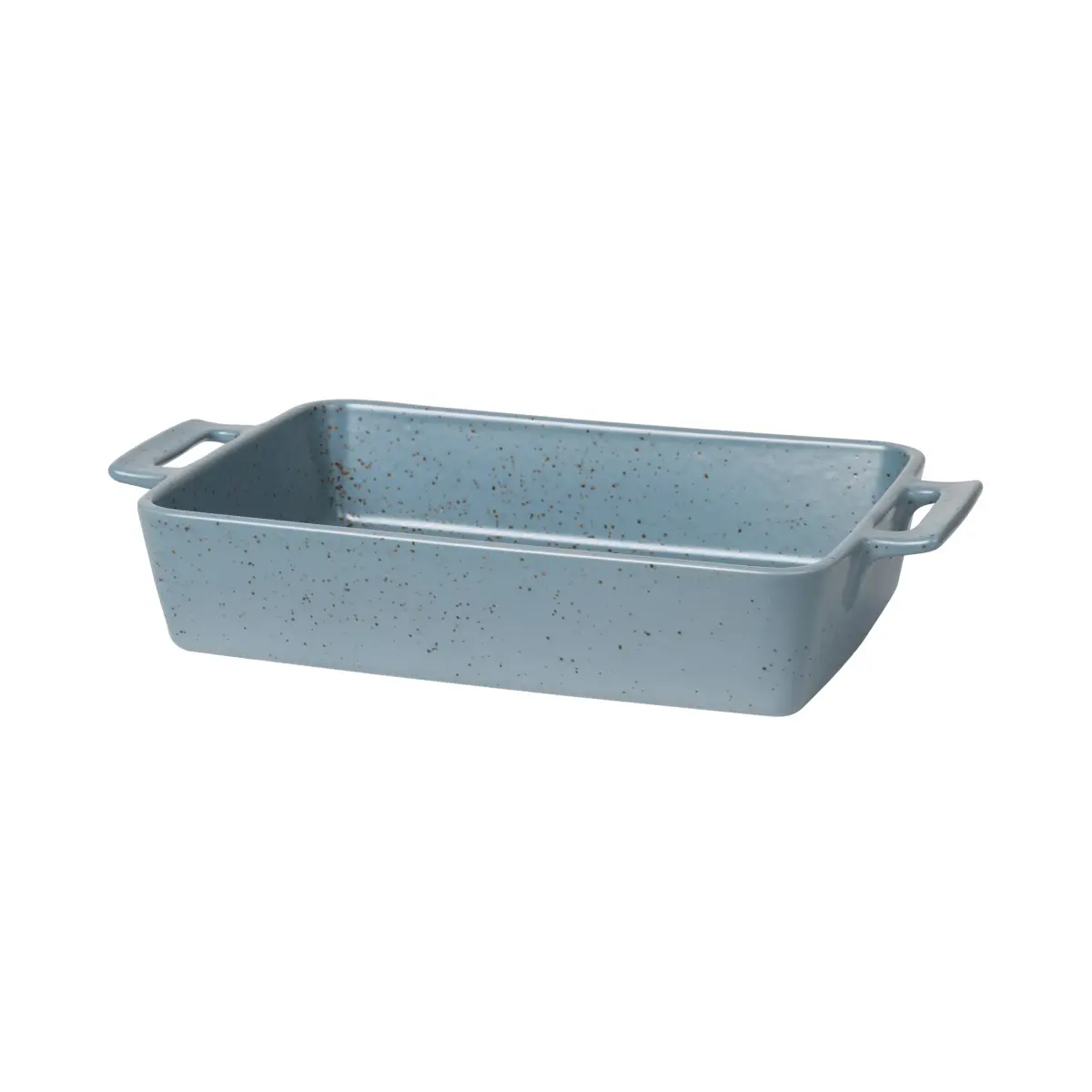 Hasle ovnsform 21,5x37 cm, Flintstone blue granite