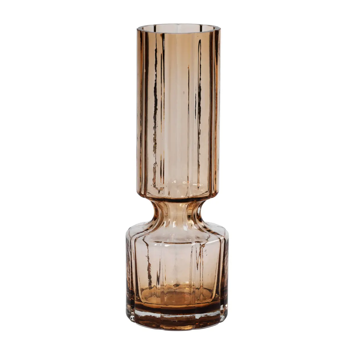Hyacint glassvase 28,3 cm, Indian tan