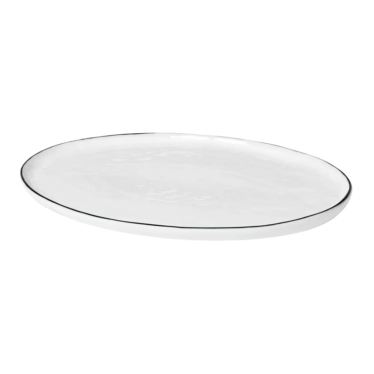 Salt oval tallerken, 20x30 cm