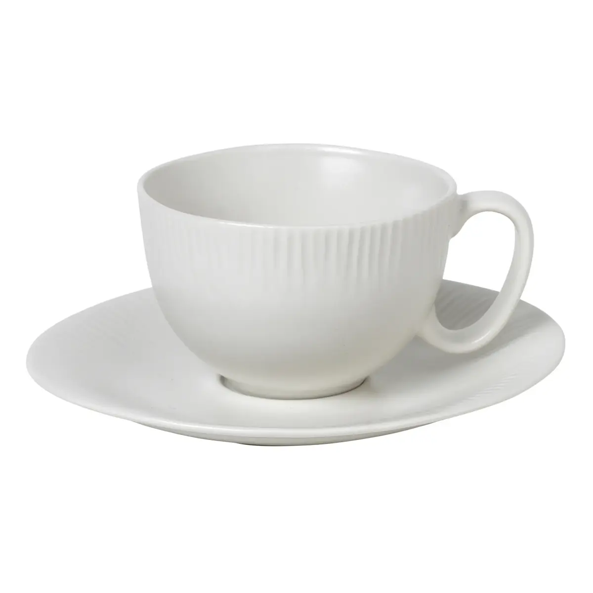 Sandvig kopp med skål soft white, 12,5 cl