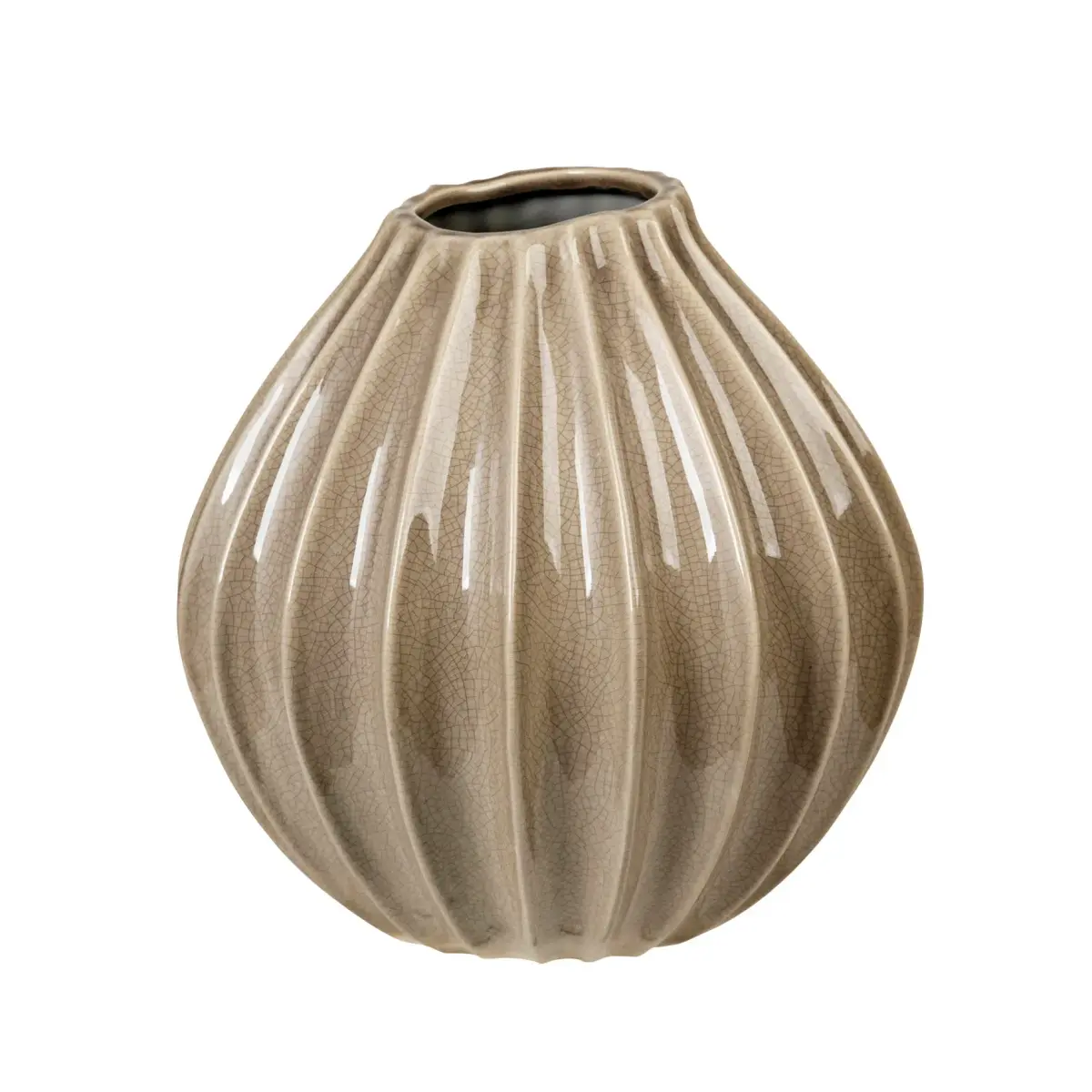 Wide vase rainy day, 25 cm