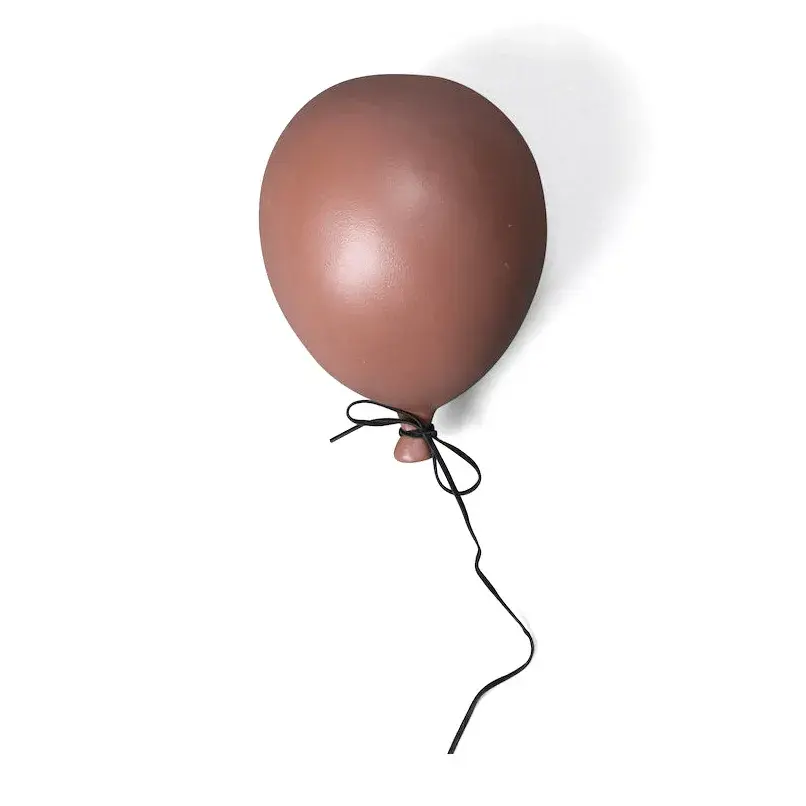 Balloon dekorasjon 17 cm, Dusty red