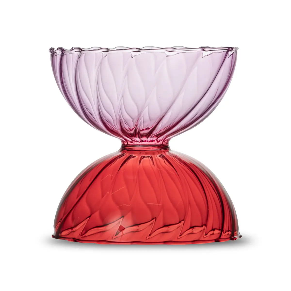 Carameli skål 16 cm, Rosa-rød