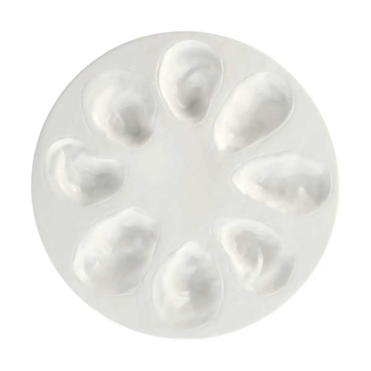 Oyster tallerken Ø27 cm, Hvit