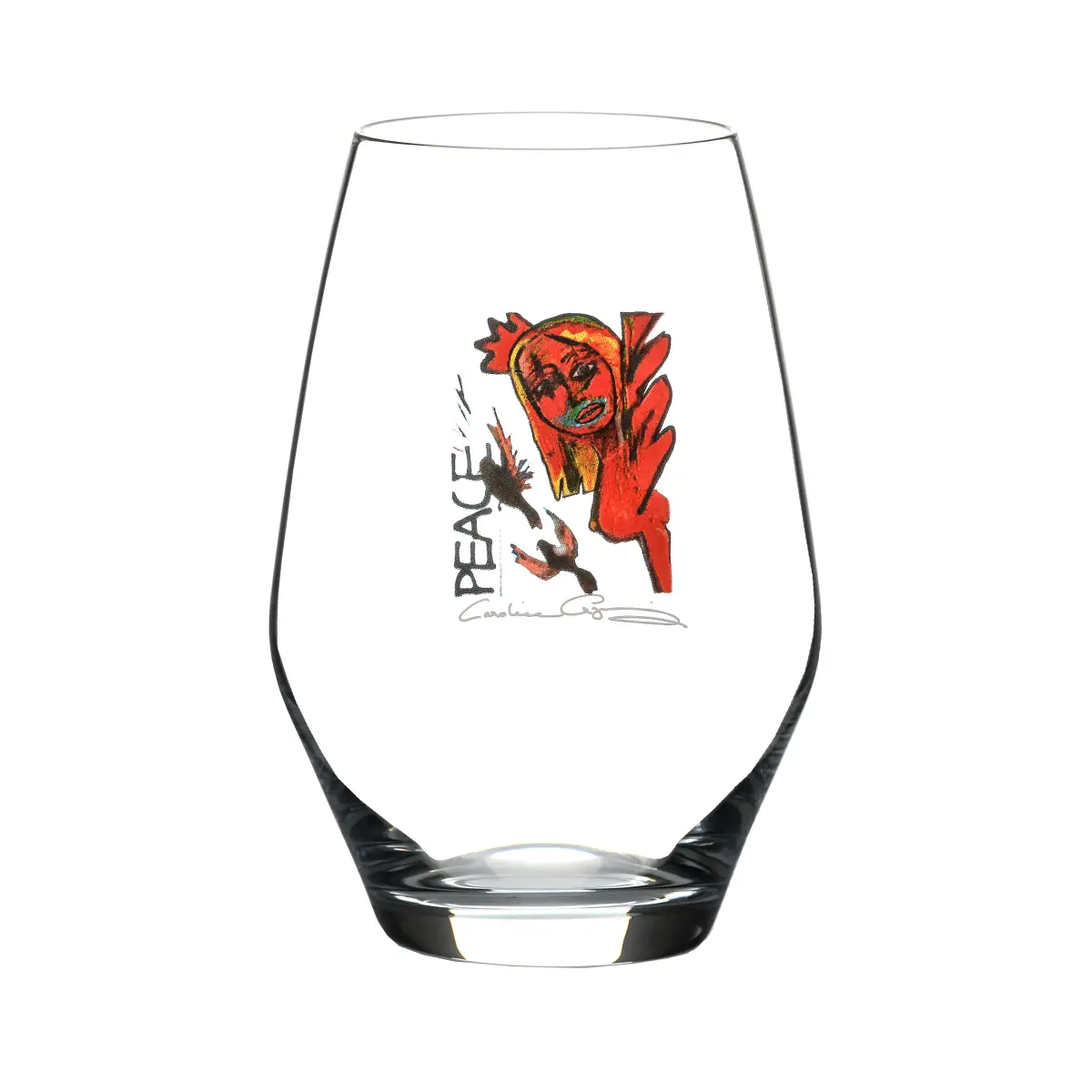 Scream Peace drikkeglass, 35 cl