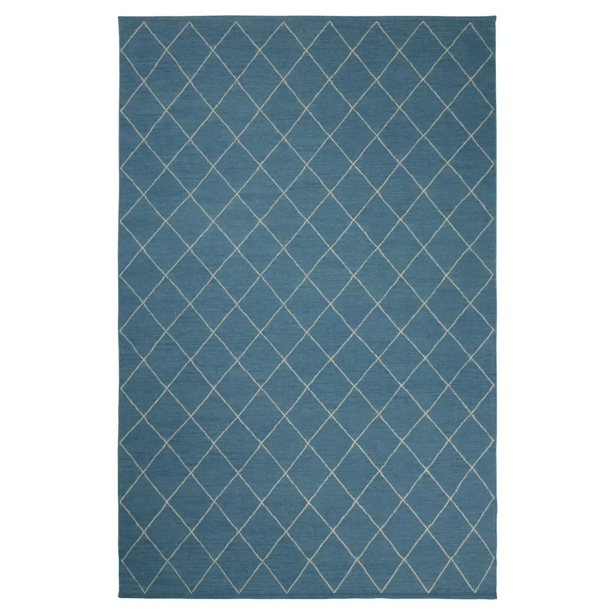 Diamond gulvteppe 184x280cm, Heaven blue- off white