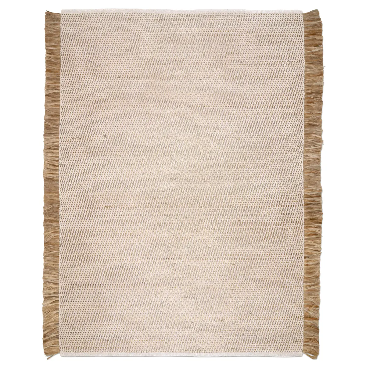 Goa gulvteppe 170x230 cm, Hvit-Jute