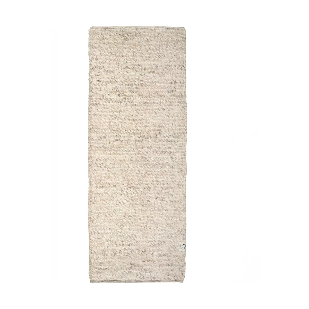 Merino ullteppe 80x250 cm, Naturbeige