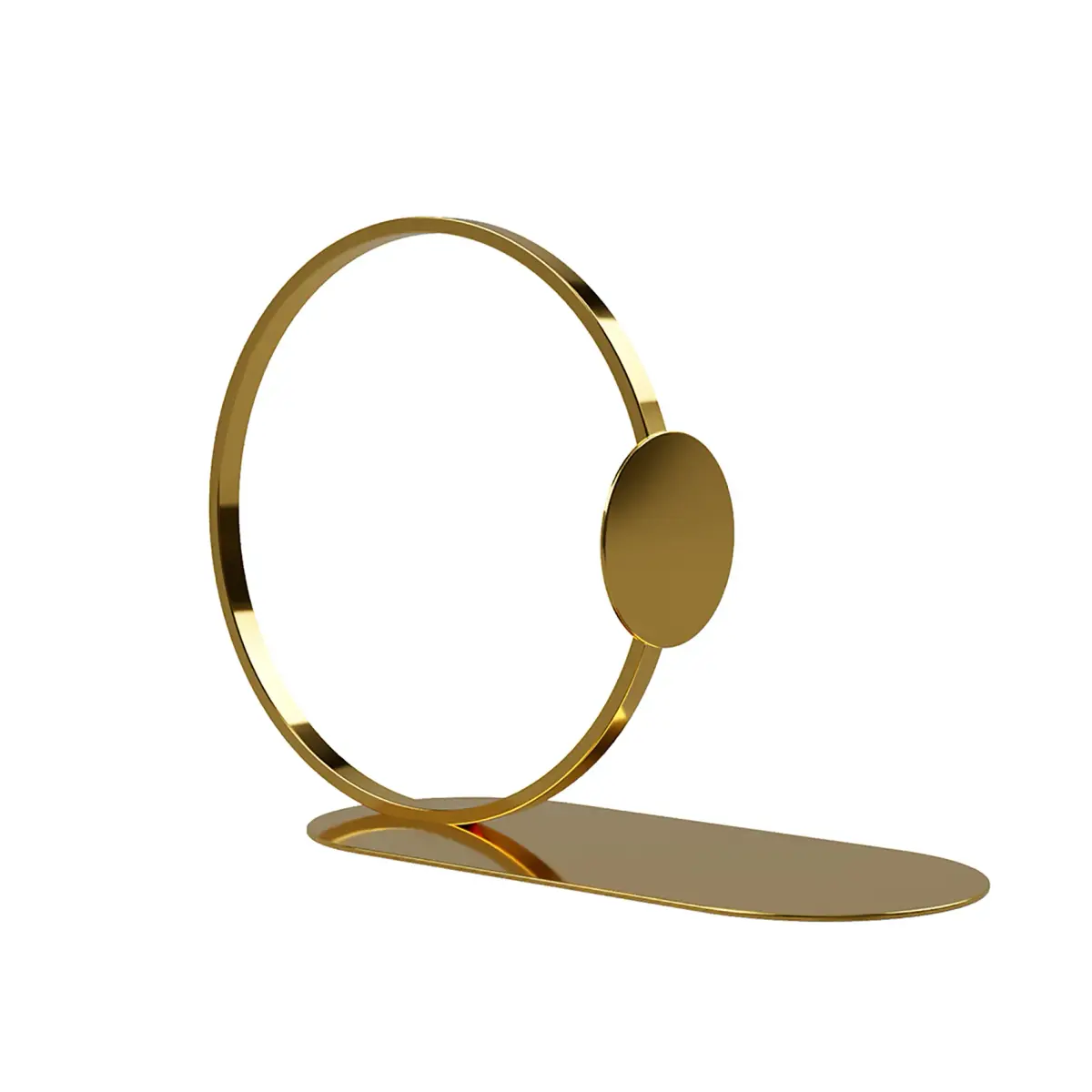 Book Ring bokstøtte 10 cm, Messing