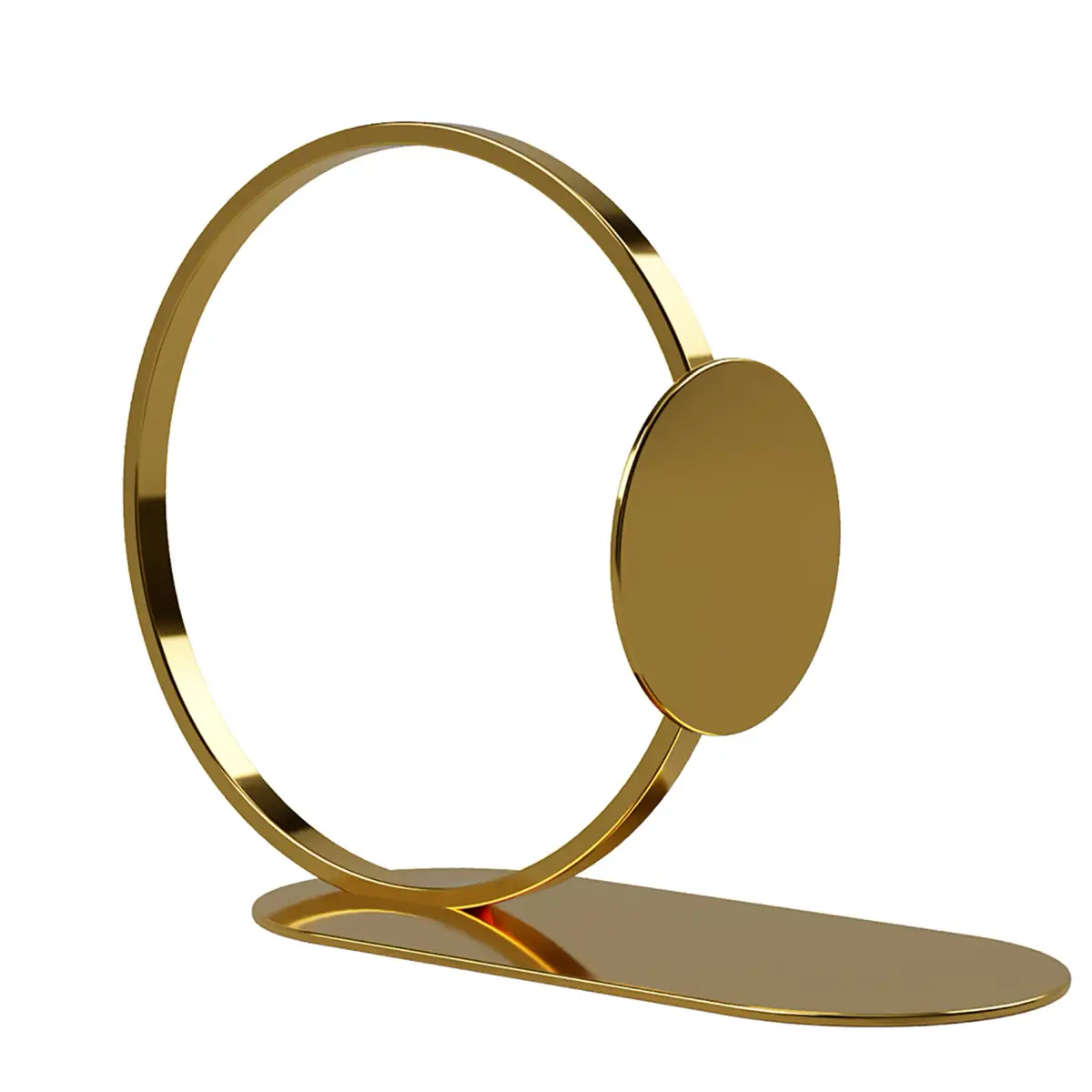 Book Ring bokstøtte 15 cm, Messing