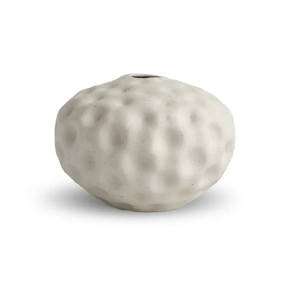 Seedpod vase 10 cm, Vanilla