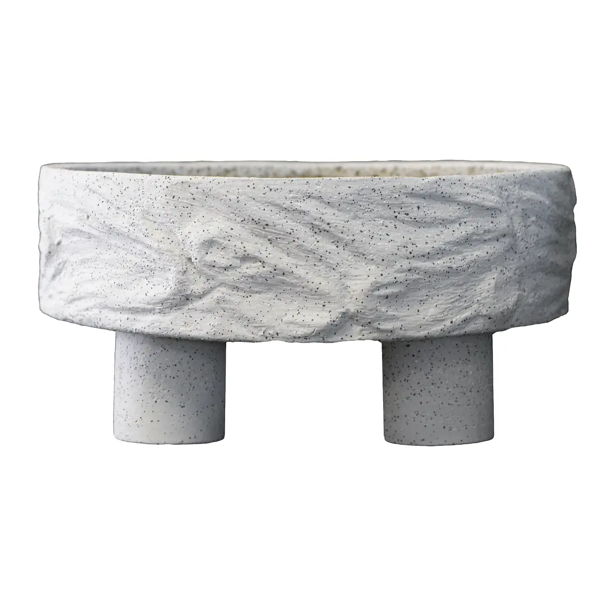 Clay plate tallerken på bein Ø25 cm, Sand