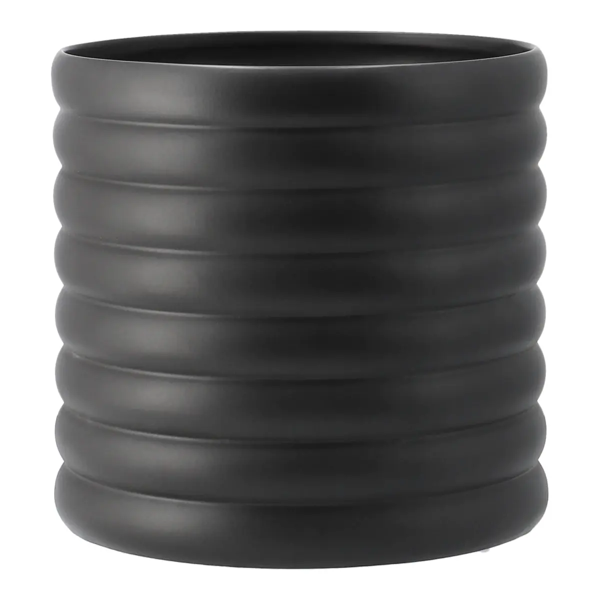 Mud krukke svart, XL, Ø 27 cm