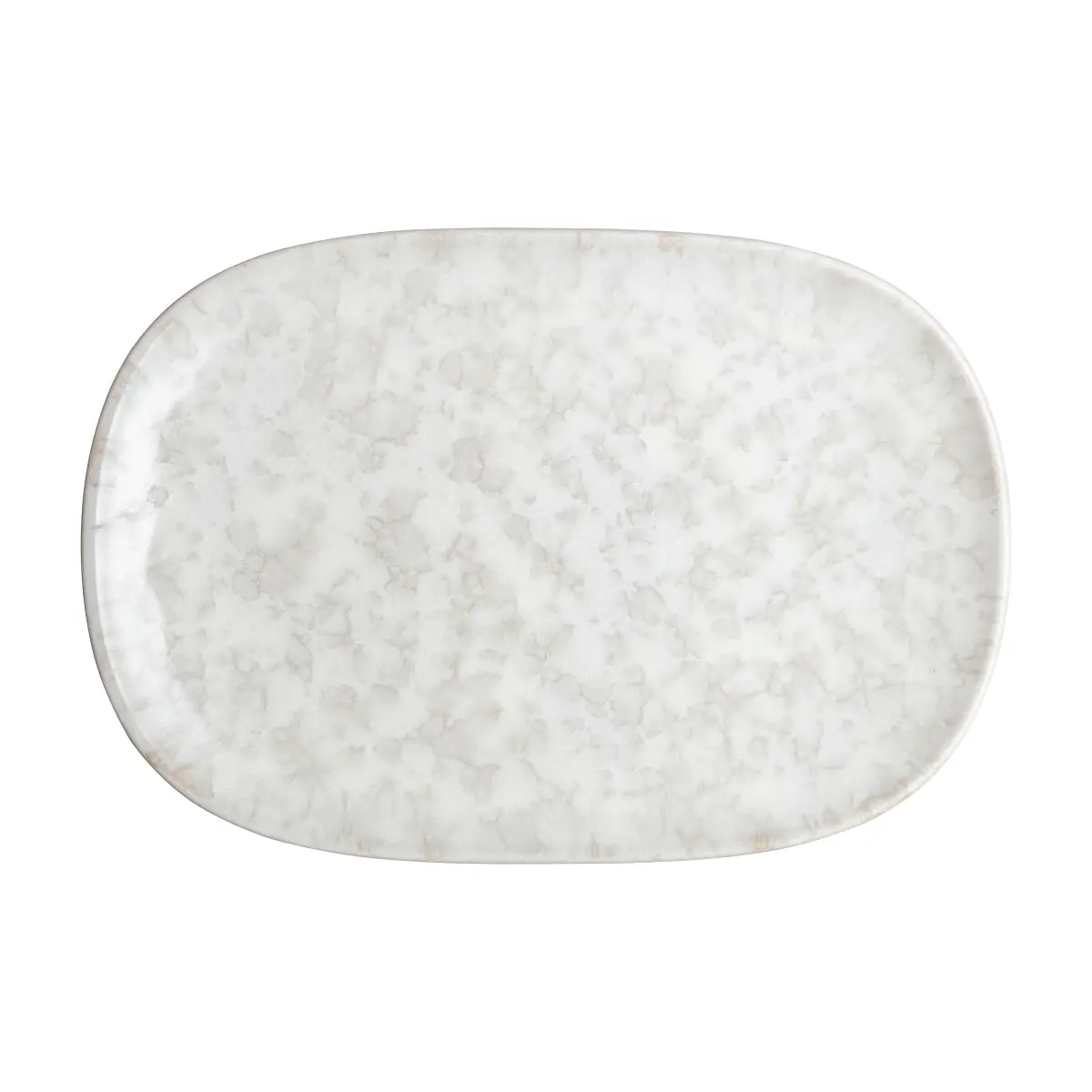 Modus Marble tallerken 17,5x26 cm, Hvit