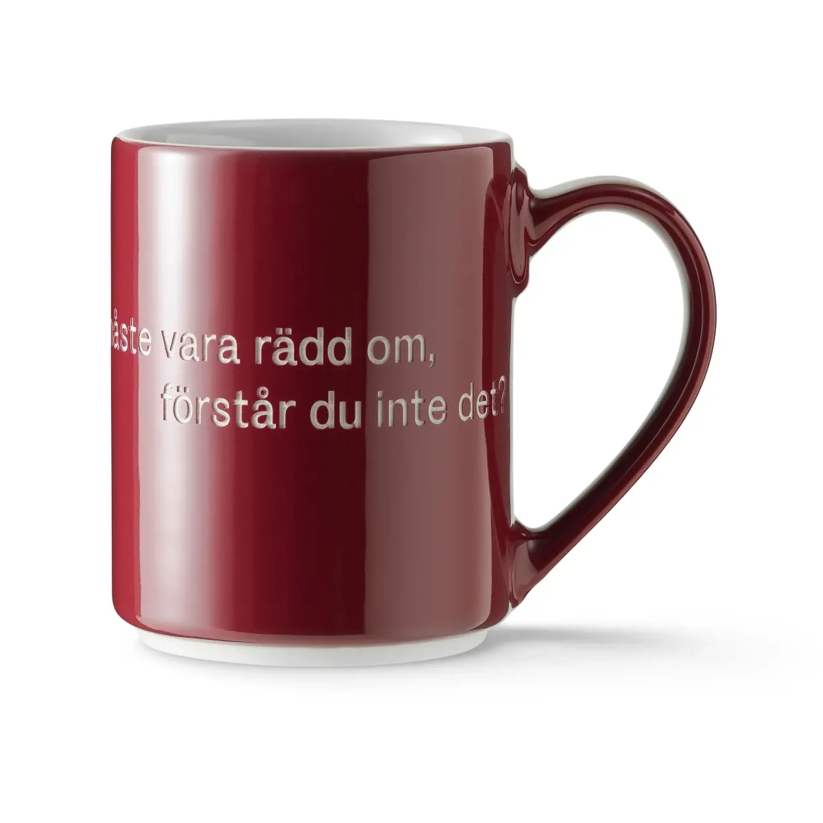 Astrid Lindgren kopp, Livet är en sak ..., Svensk tekst