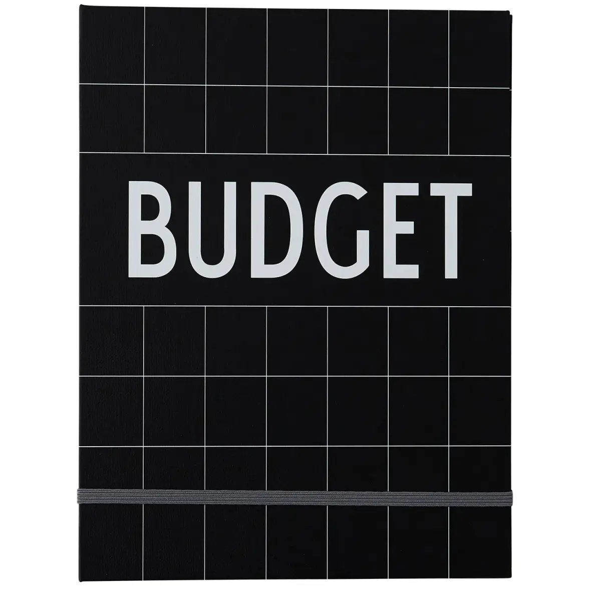 Design Letters budgetbok, Svart