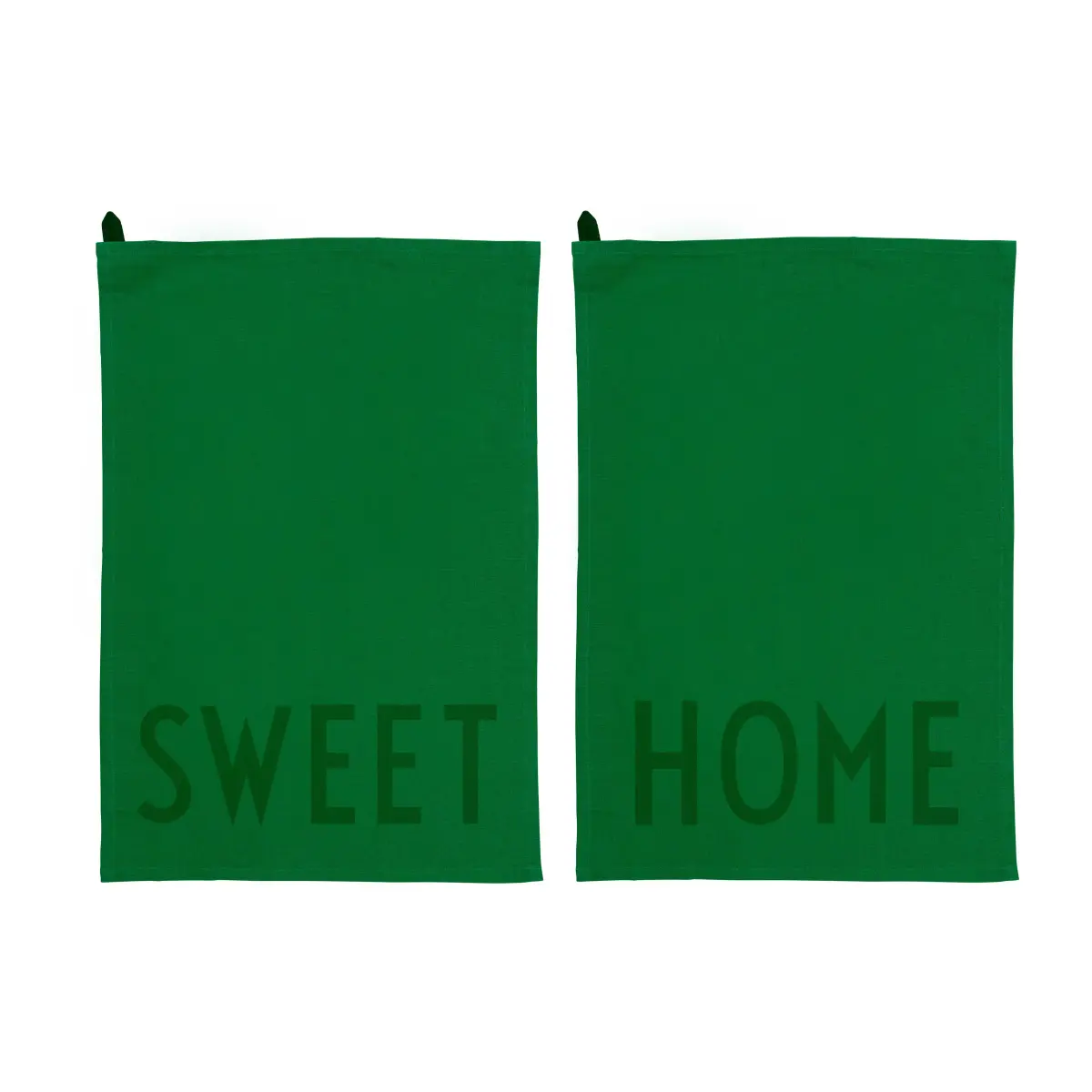 Design Letters kjøkkenhåndkle favoritt 2 deler, Sweet-home-green
