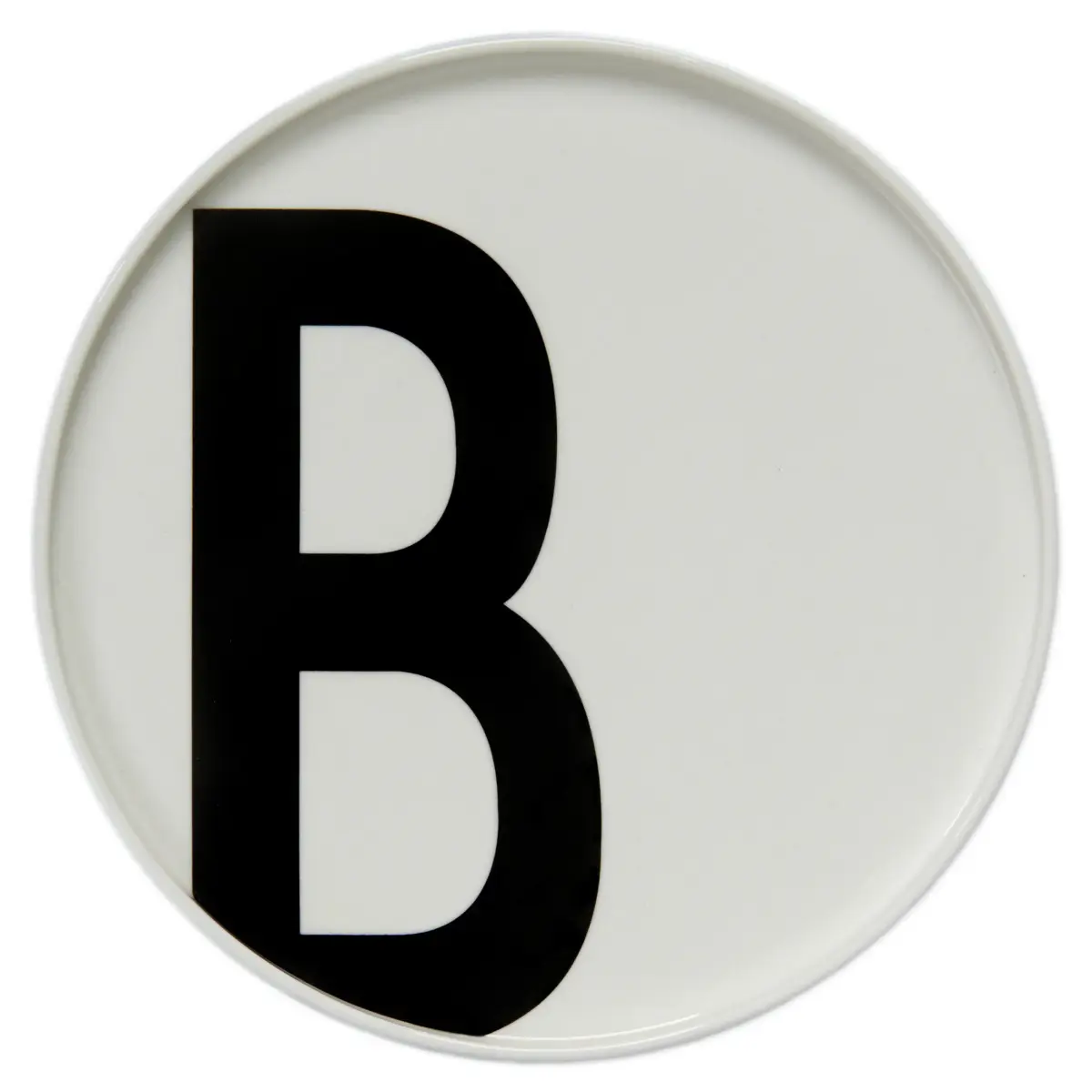 Design Letters tallerken, B
