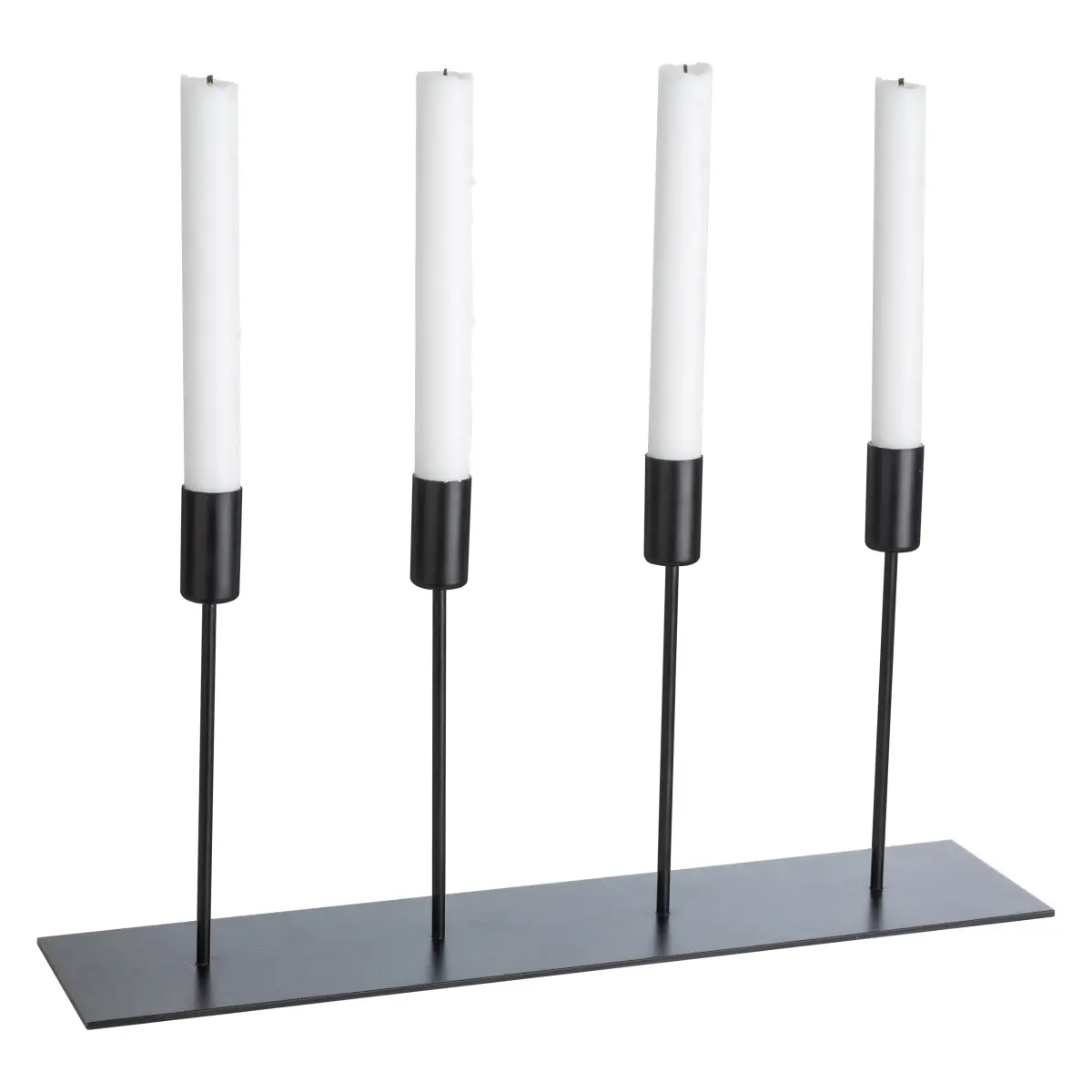 Ernst adventlysestake metall, Svart