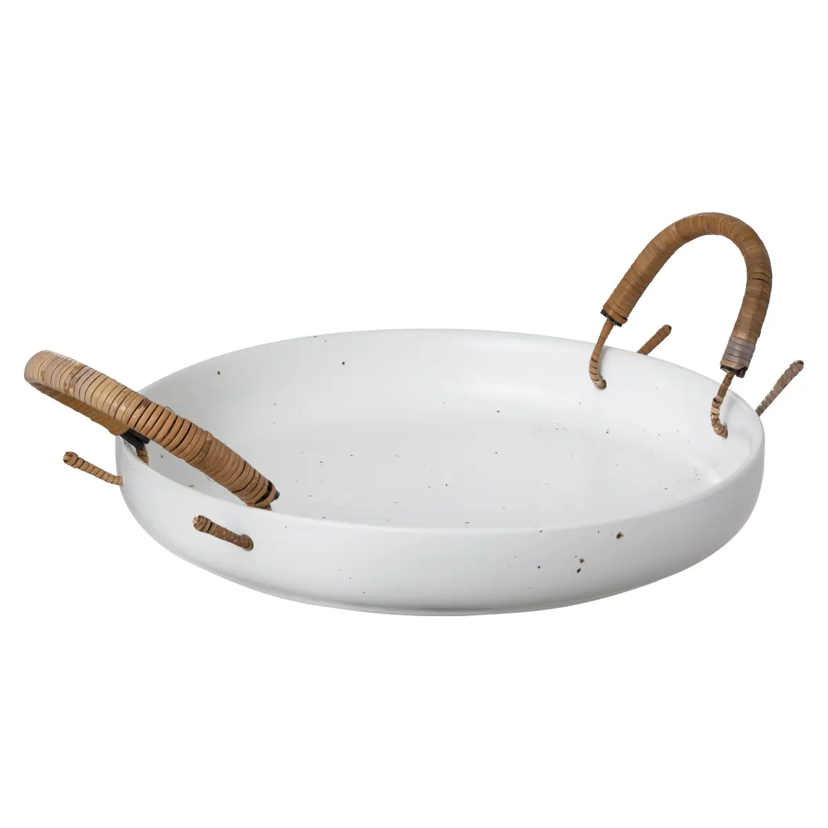 Ernst brett med hank hvit, Ø25 cm