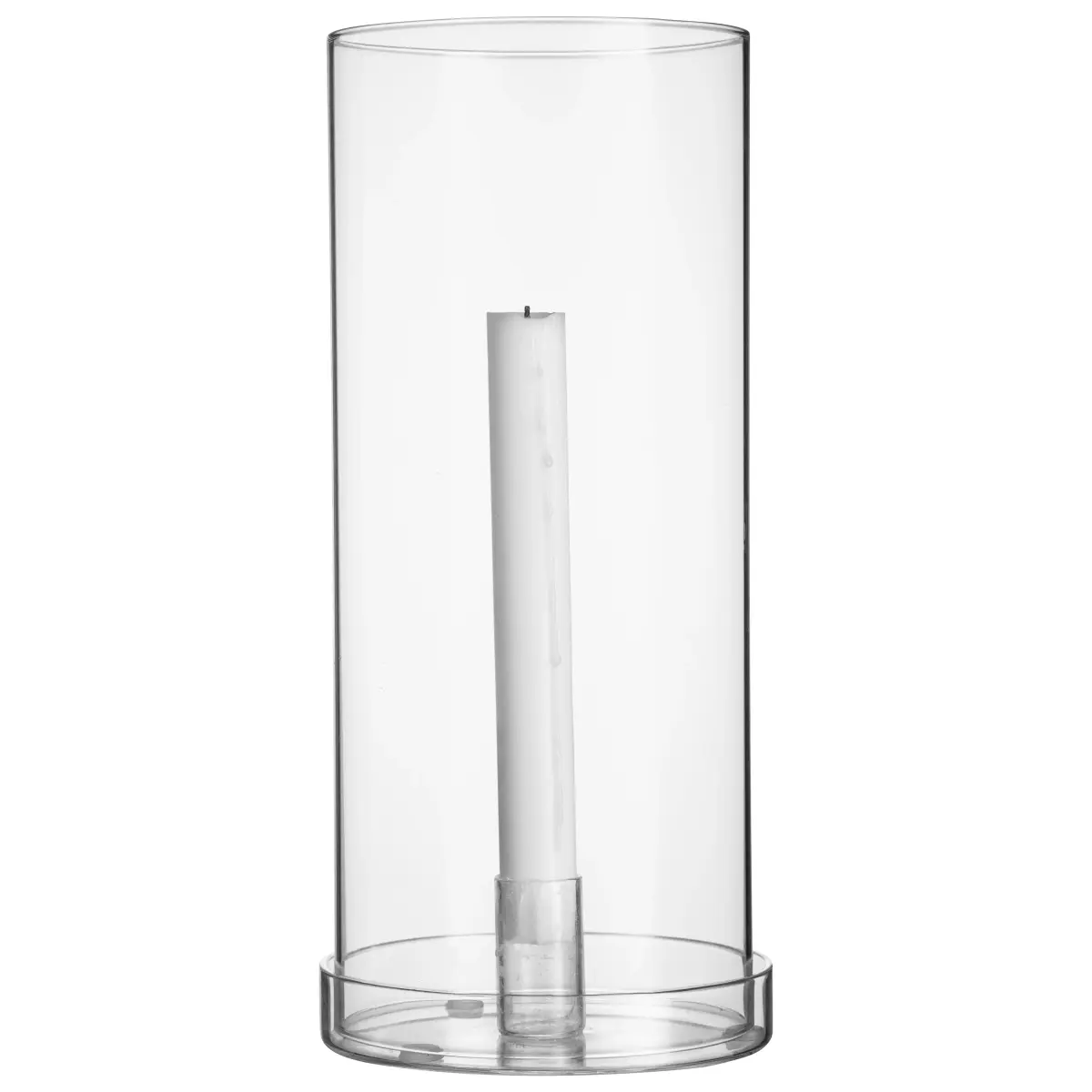 Ernst glasslykt for kubbelys29 cm, Klar