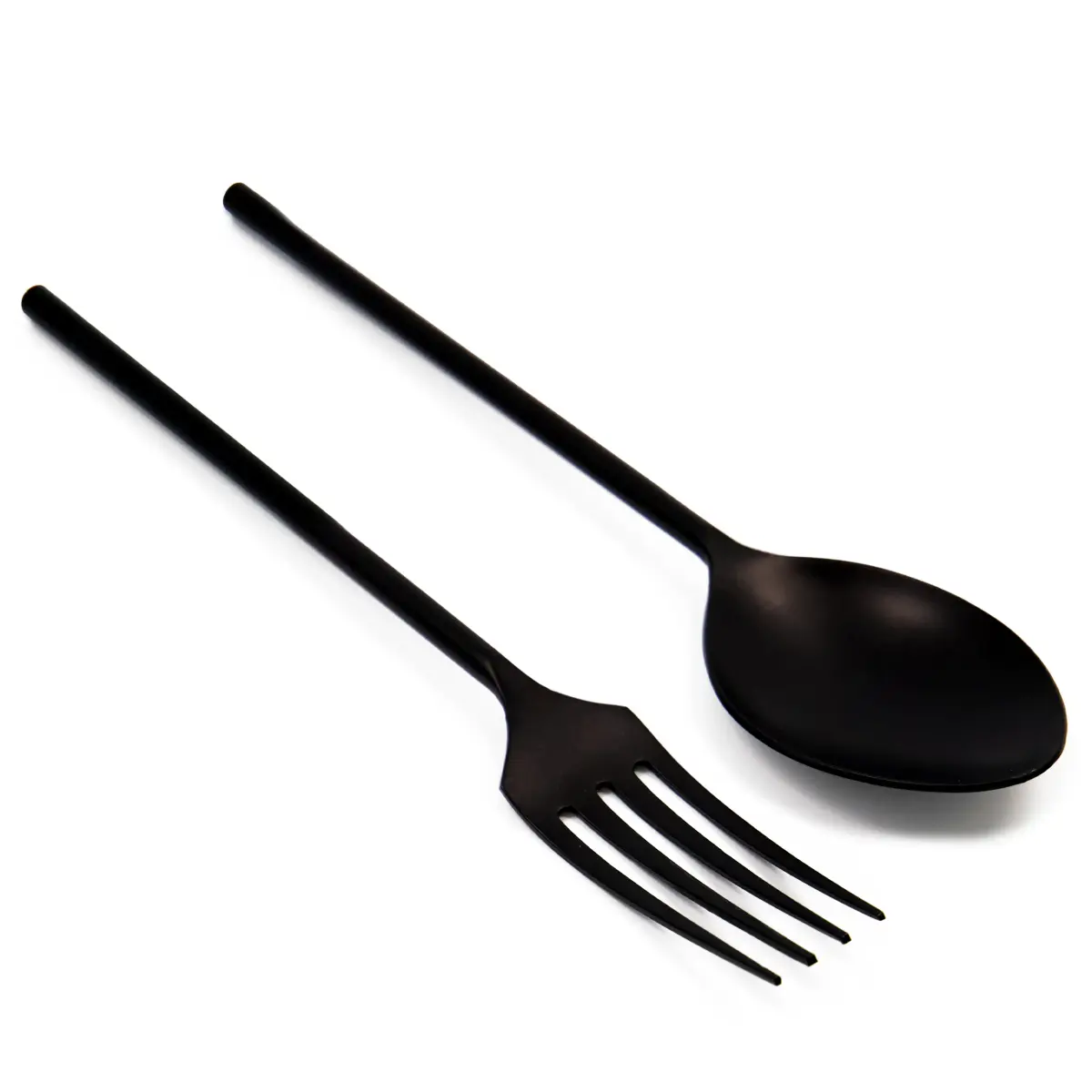 Ernst salatbestikk metall, Svart