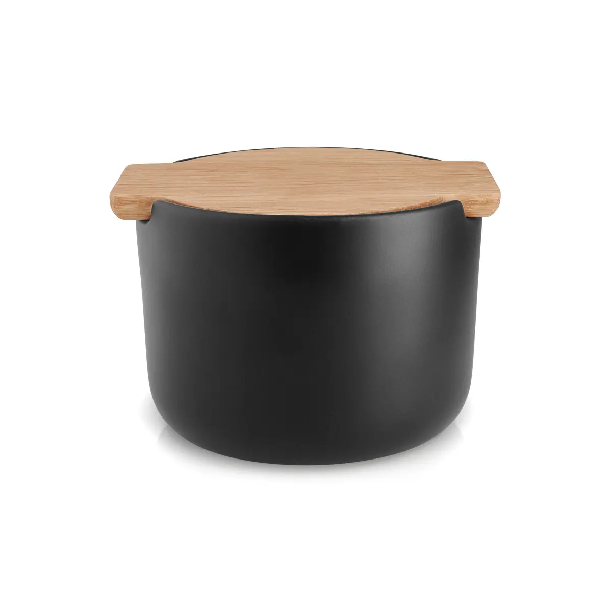 Nordic Kitchen saltkar med lokk, Svart
