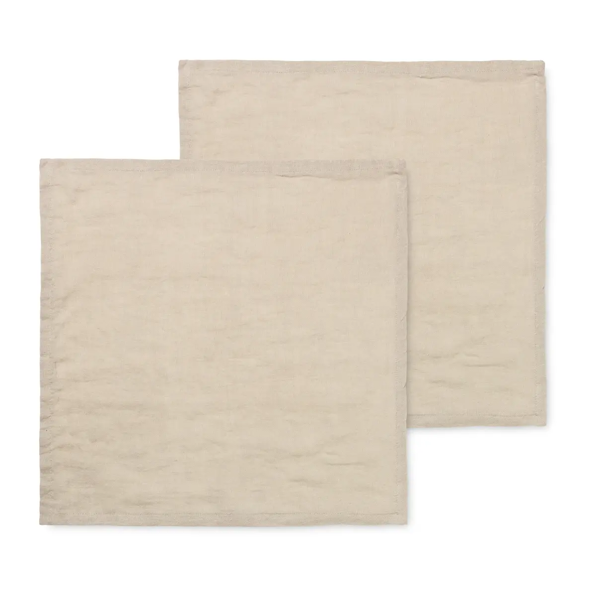 Ferm Living linservietter 2-pakning, Natural