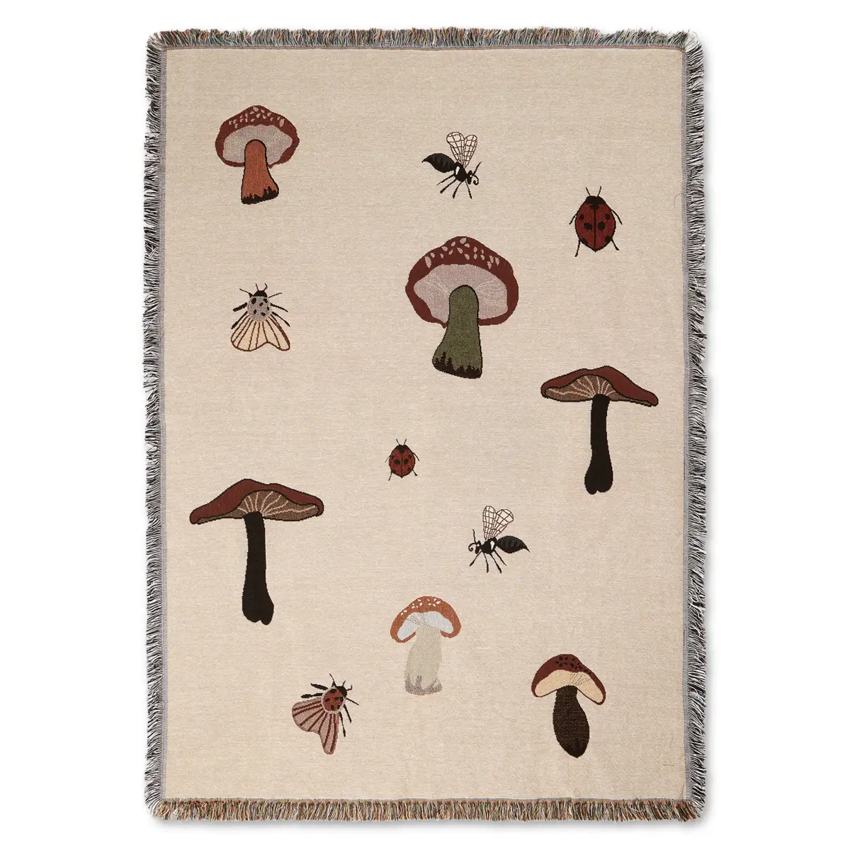 Forest tapestry pledd 120 x 170 cm, Sand