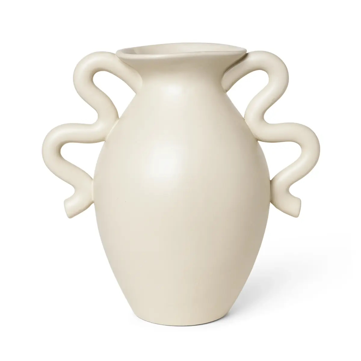 Verso vase 27 cm, Cream