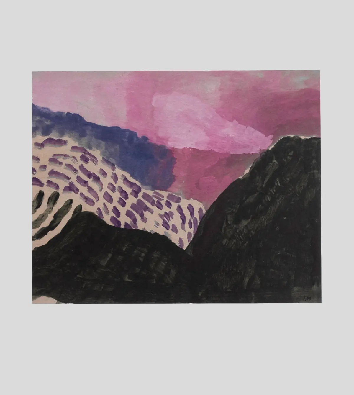 Landscape poster 40x50 cm, Multi